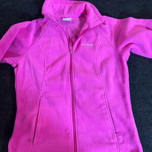 Columbia Bright Pink Fleece Outerwear